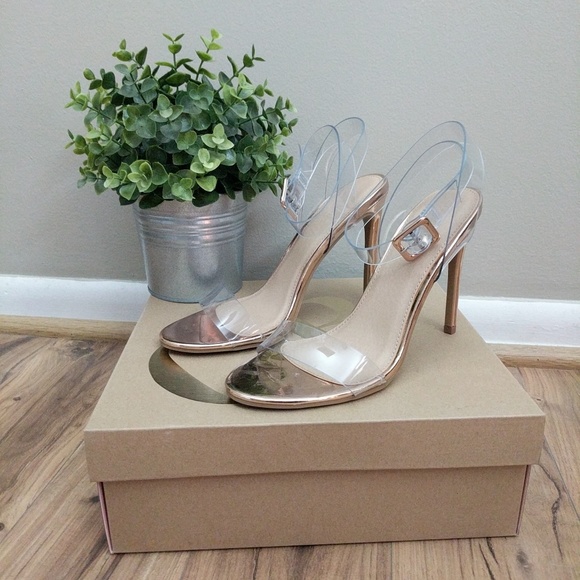 charlotte russe clear heels